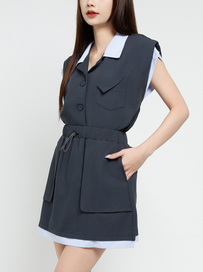 Fake Two Piece Set 37799