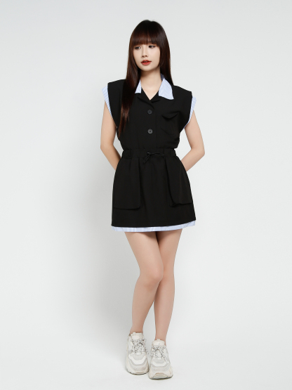 Fake Two Piece Set 37799