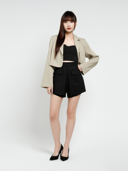 Long Sleeve Front Button Top 37856