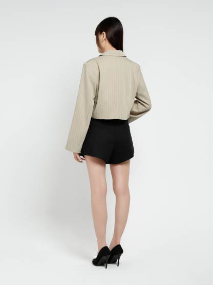 Long Sleeve Front Button Top 37856