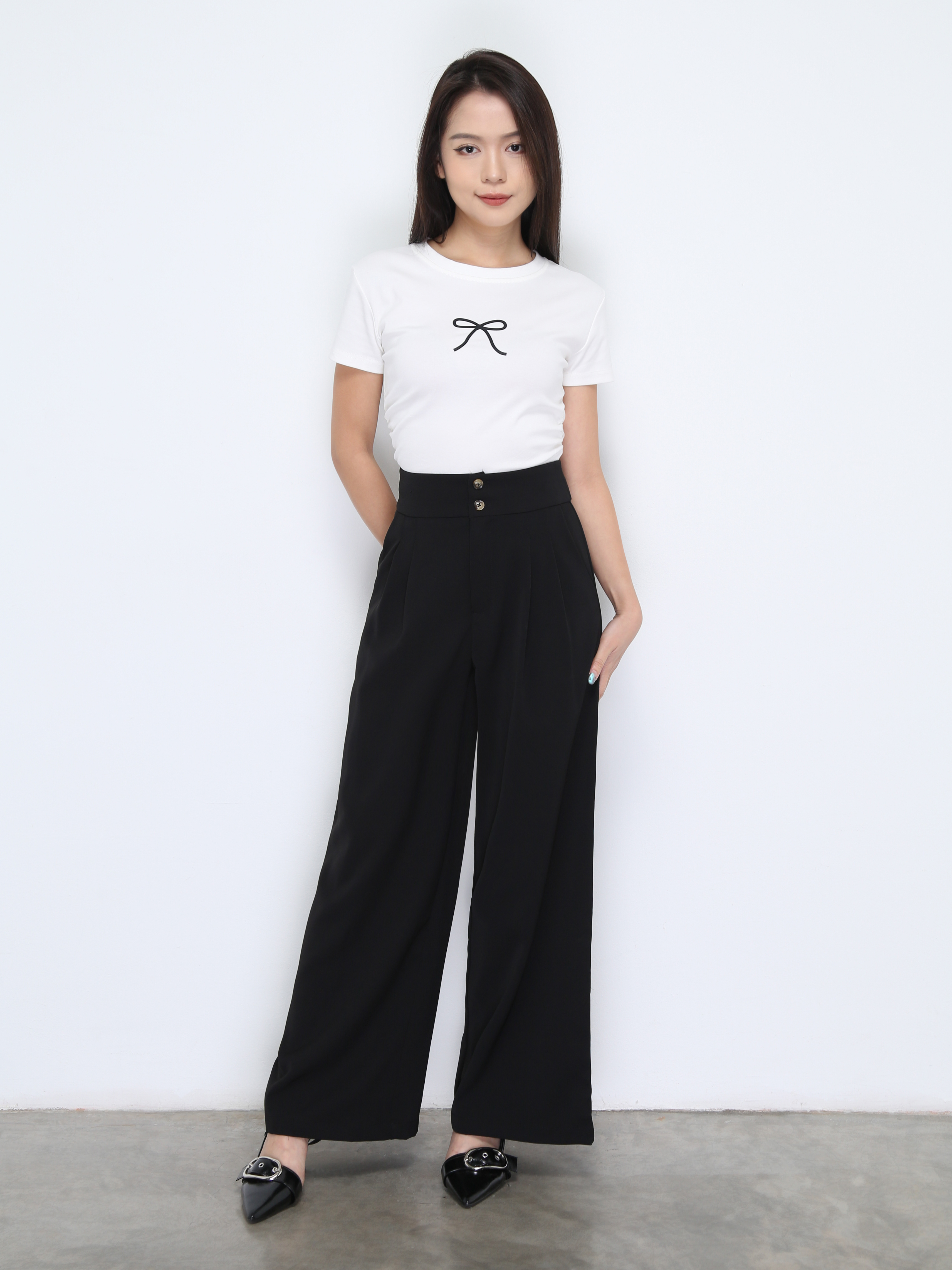 Side Pleated Top 37875