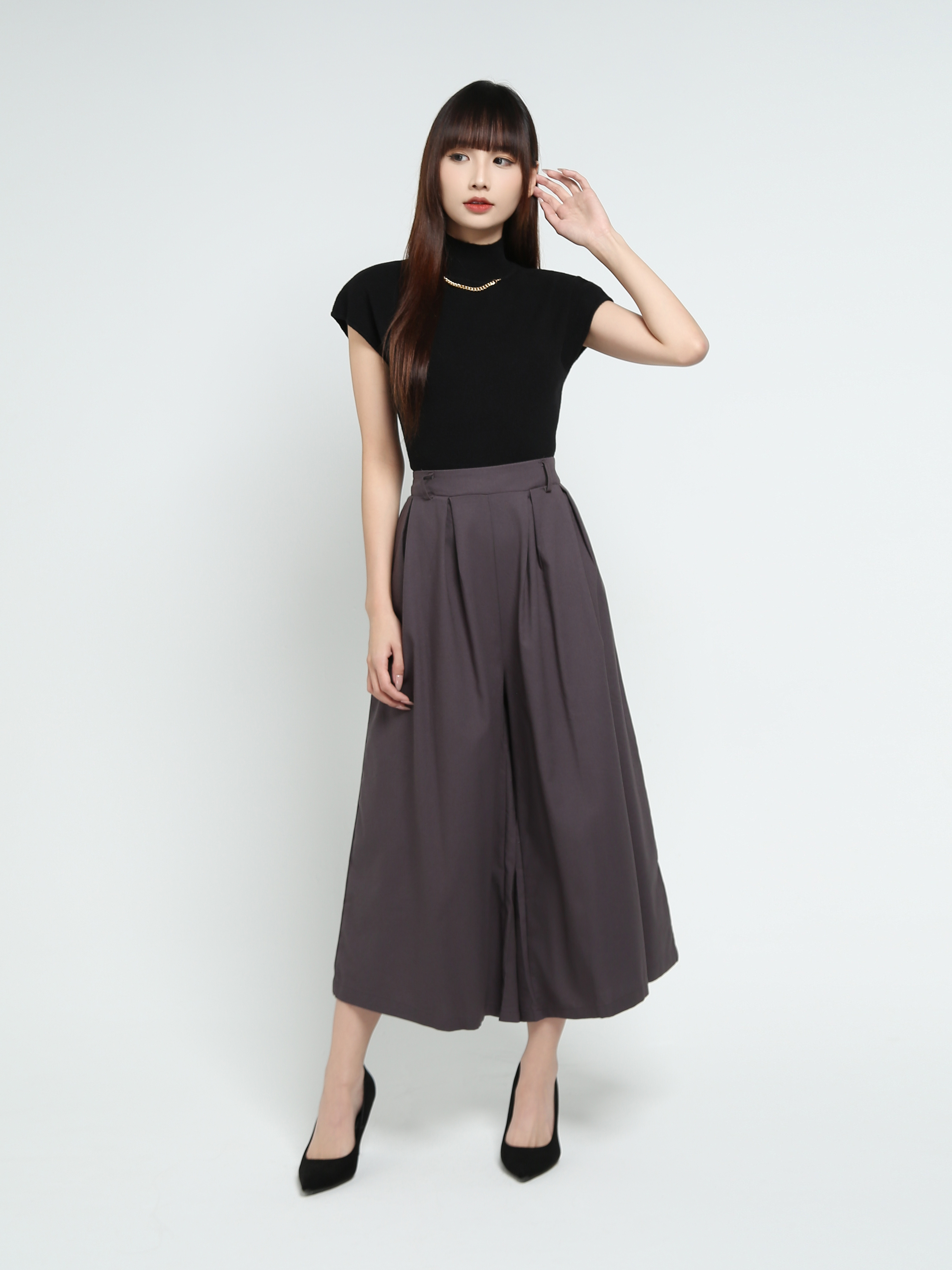 Wide Leg Long Pants 37951