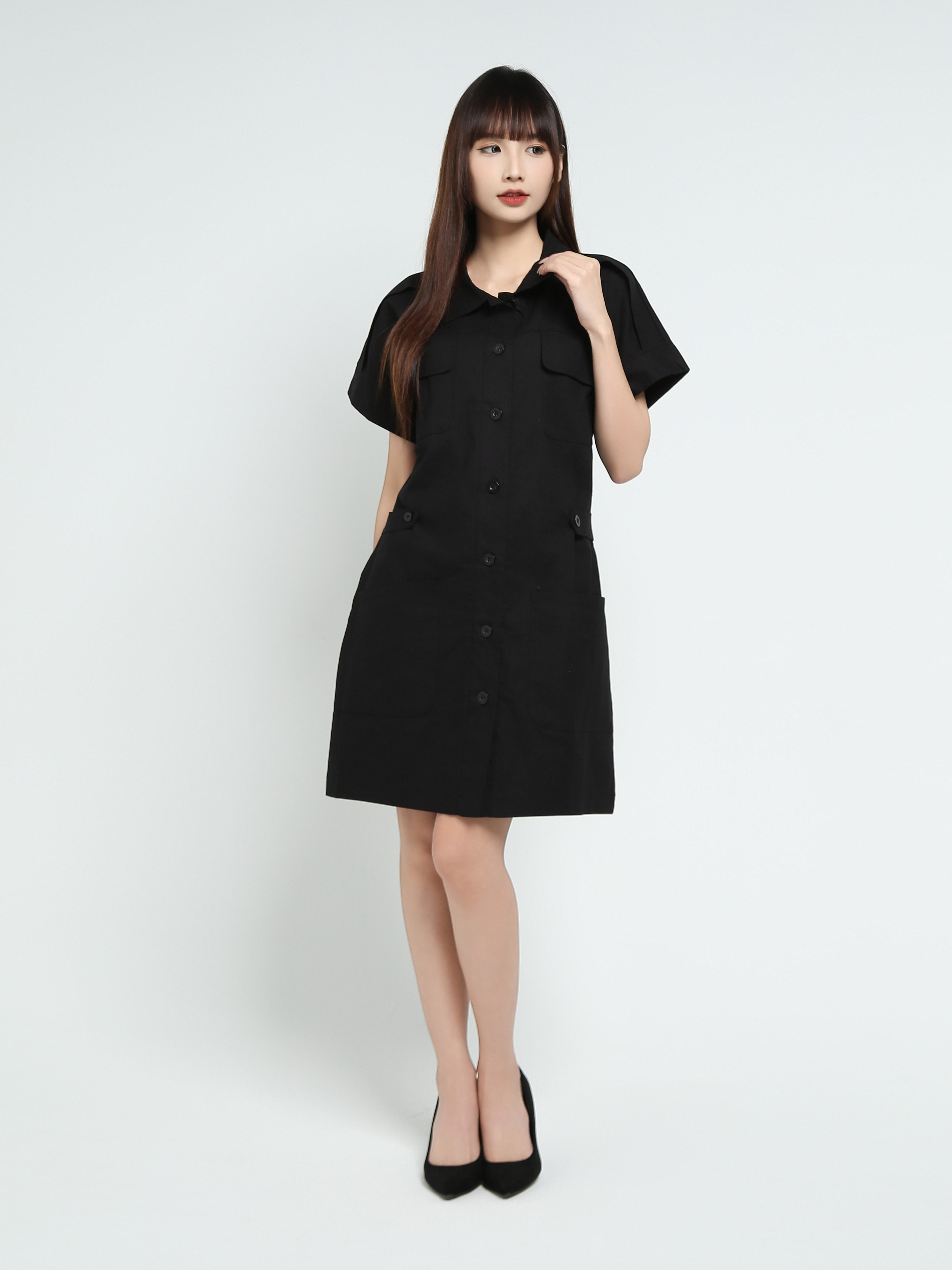 Front Button Dress 37912