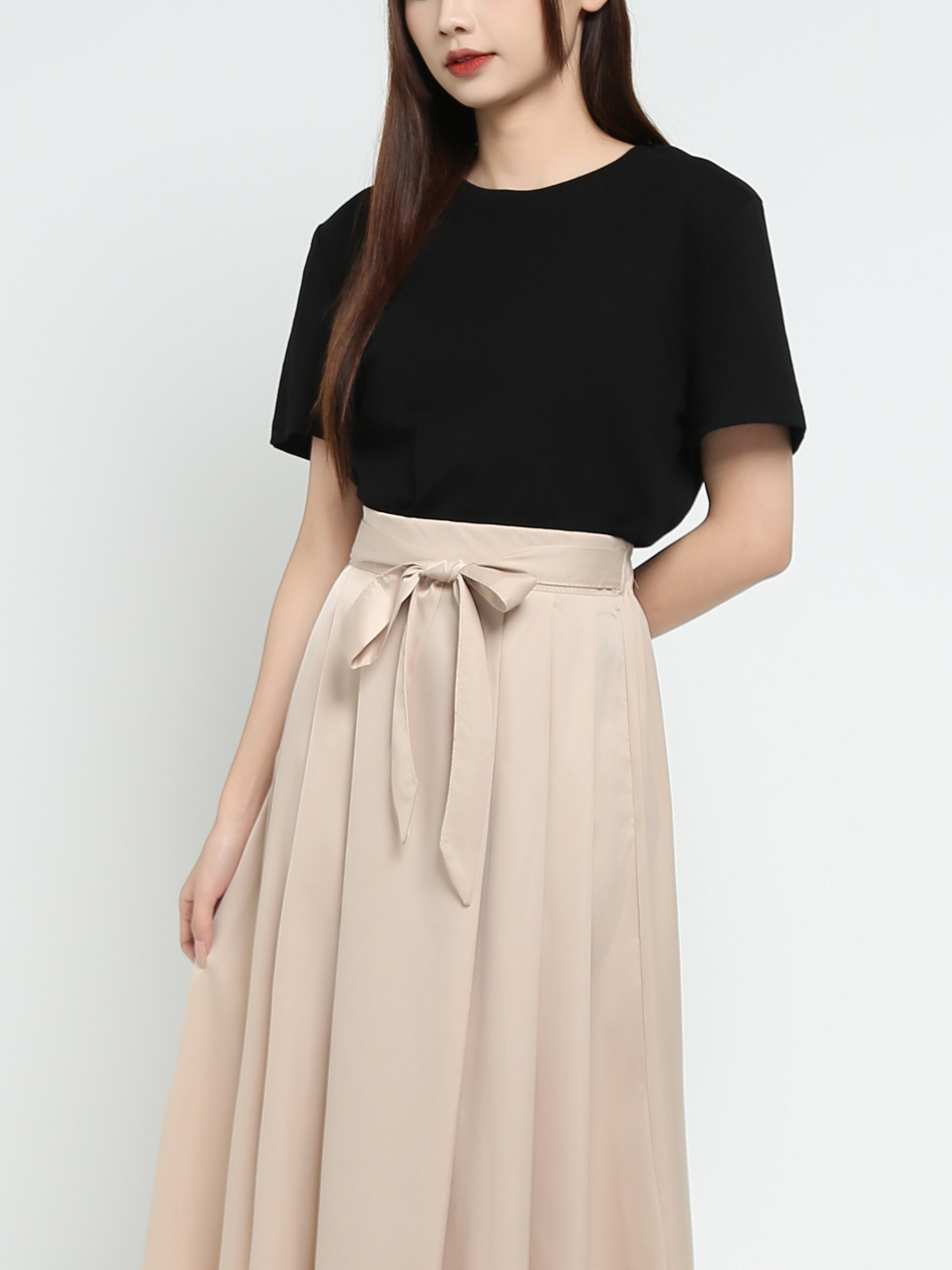 Side Pleated Skirt 37983