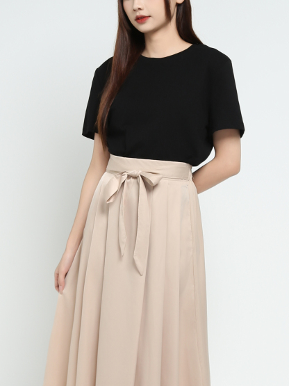 Side Pleated Skirt 37983
