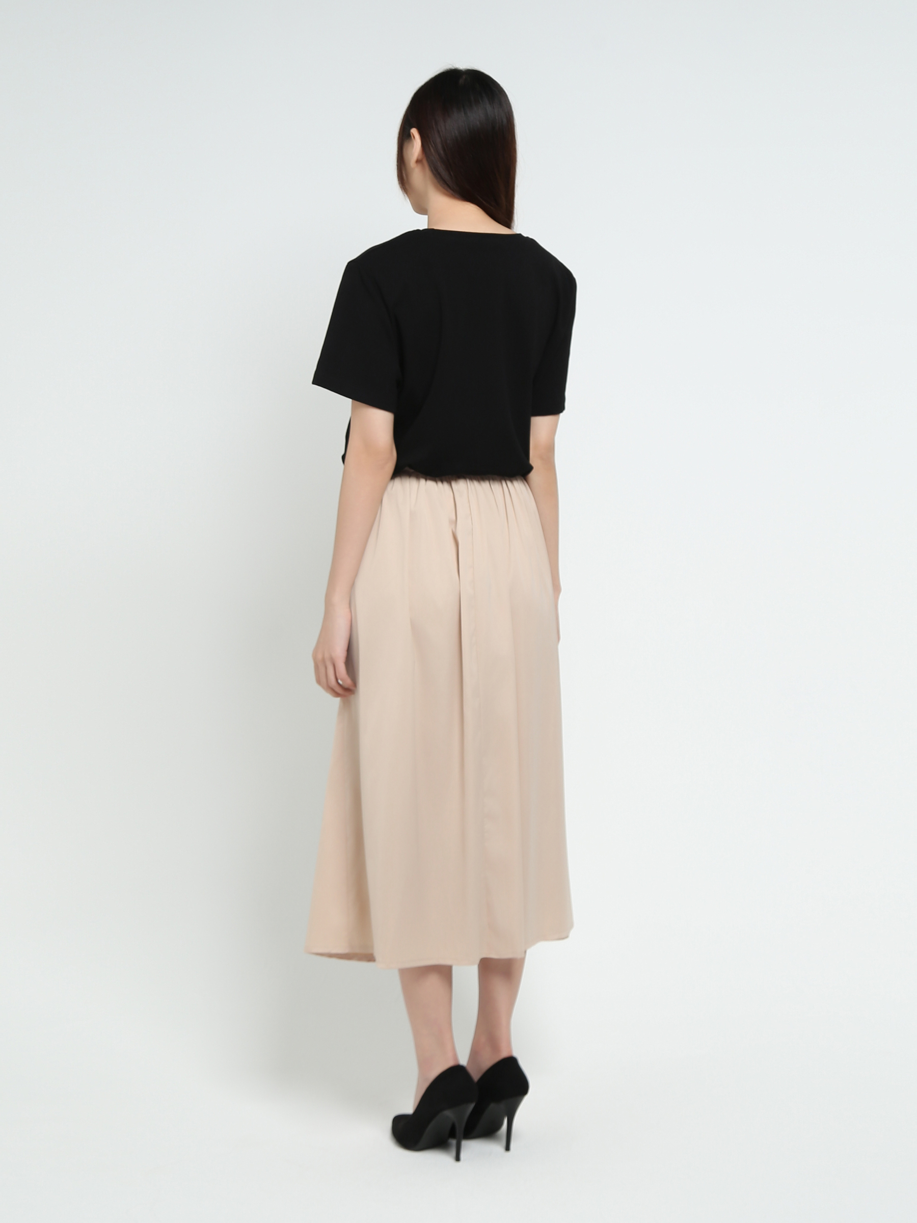 Side Pleated Skirt 37983