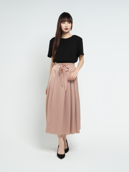 Side Pleated Skirt 37983