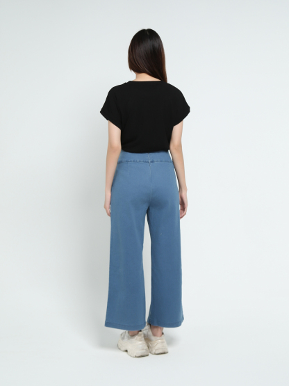 High Waist Denim Long pants 37899