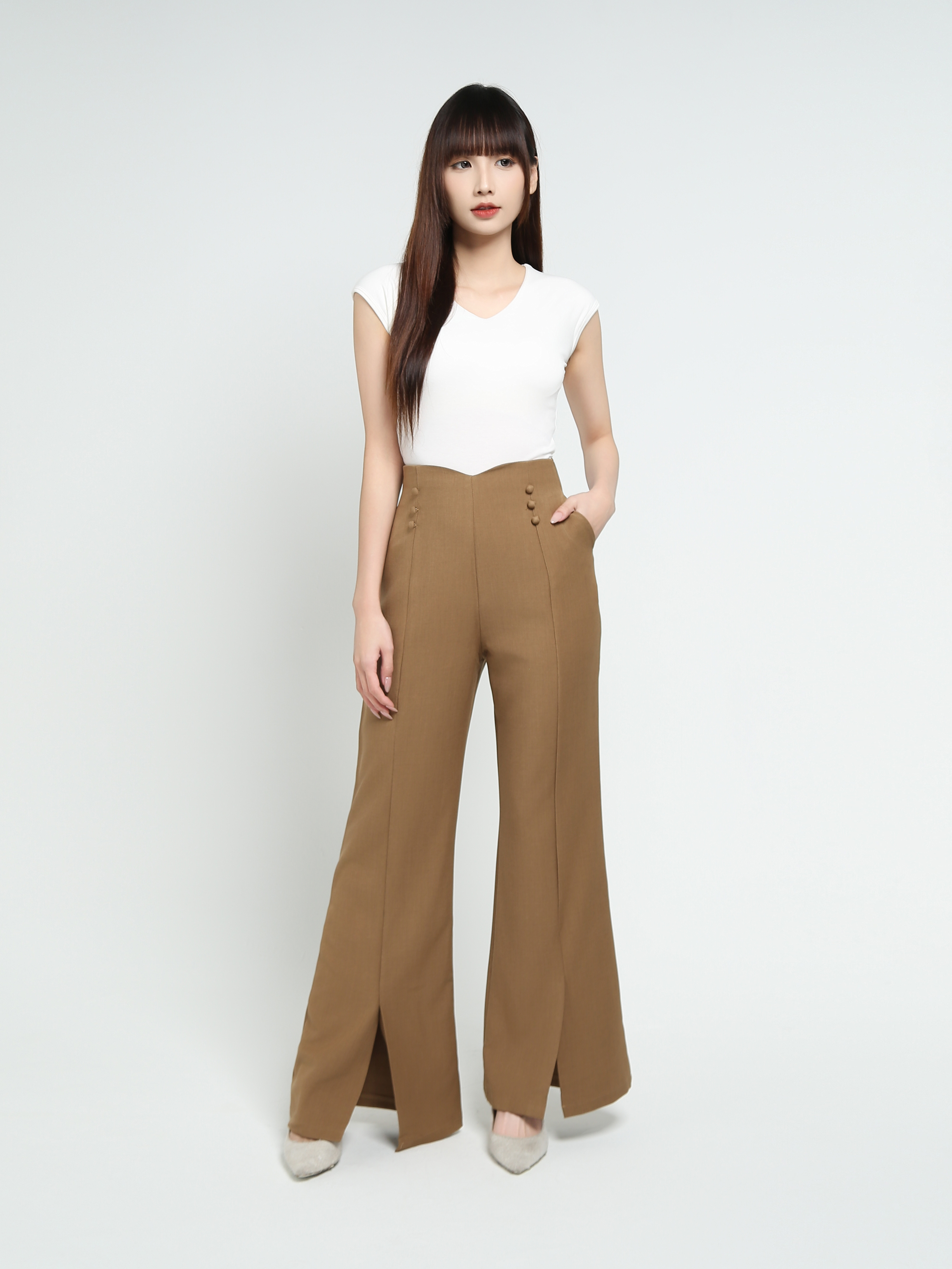 V Neck Top 37942