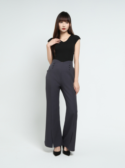 High Waist Long Pants 37958