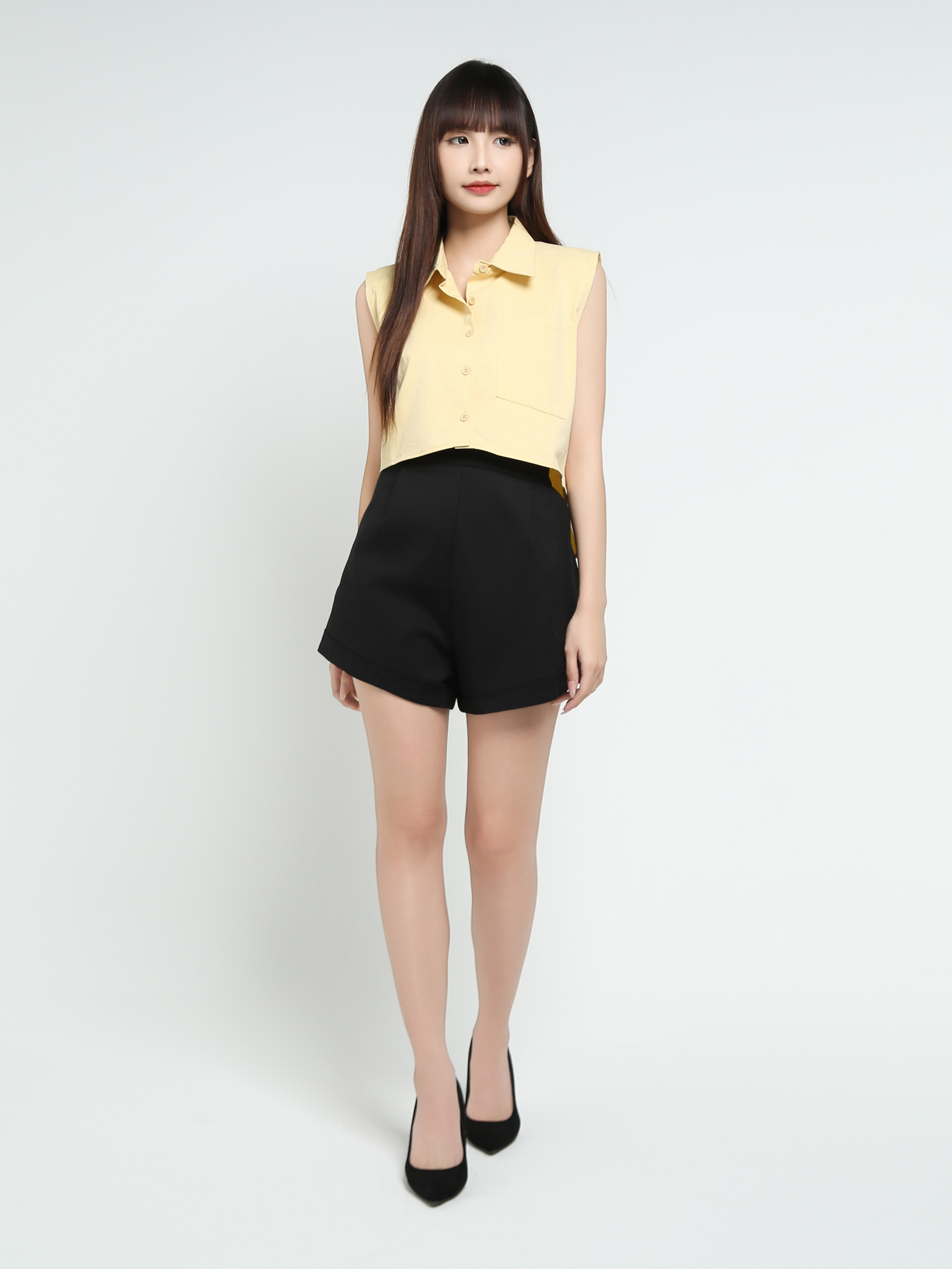 Sleeveless Crop Top 37970