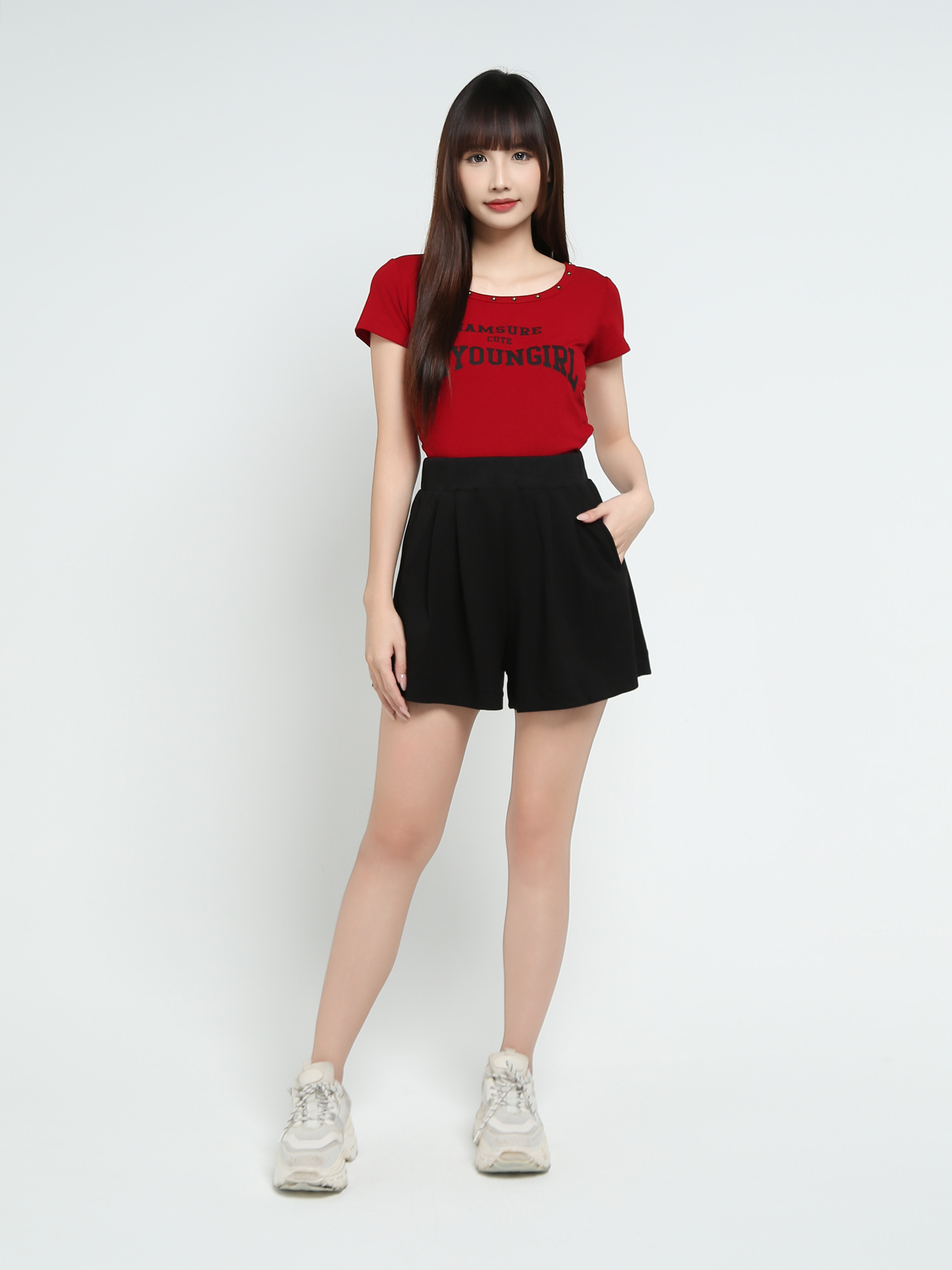 Side Pleated Top 37976