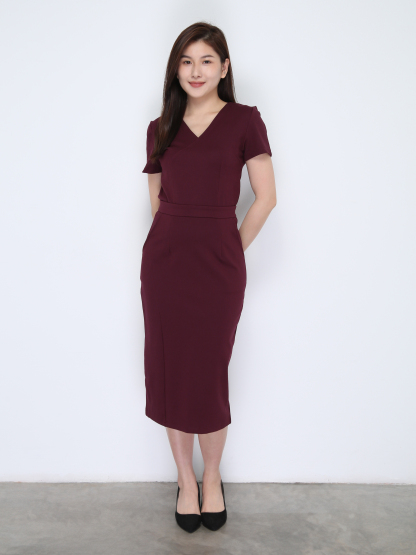 Short Sleeve Top With Long Skirt Set 38031