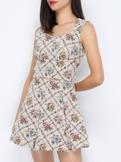 Vintage Floral Set 38139