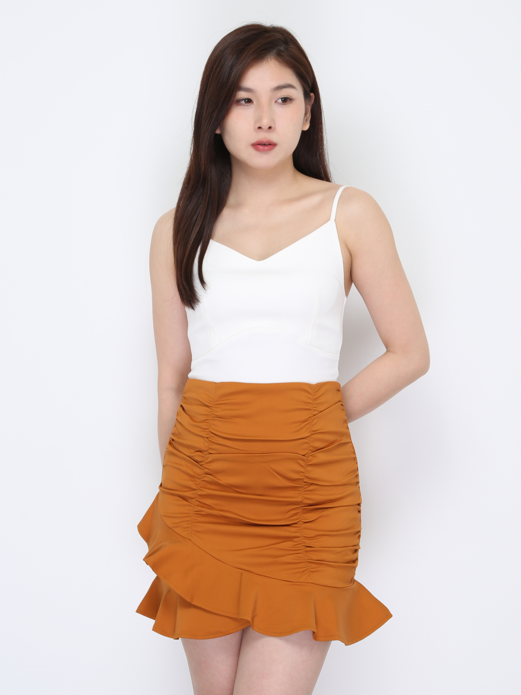 Ruffles Skirt Pants 38192