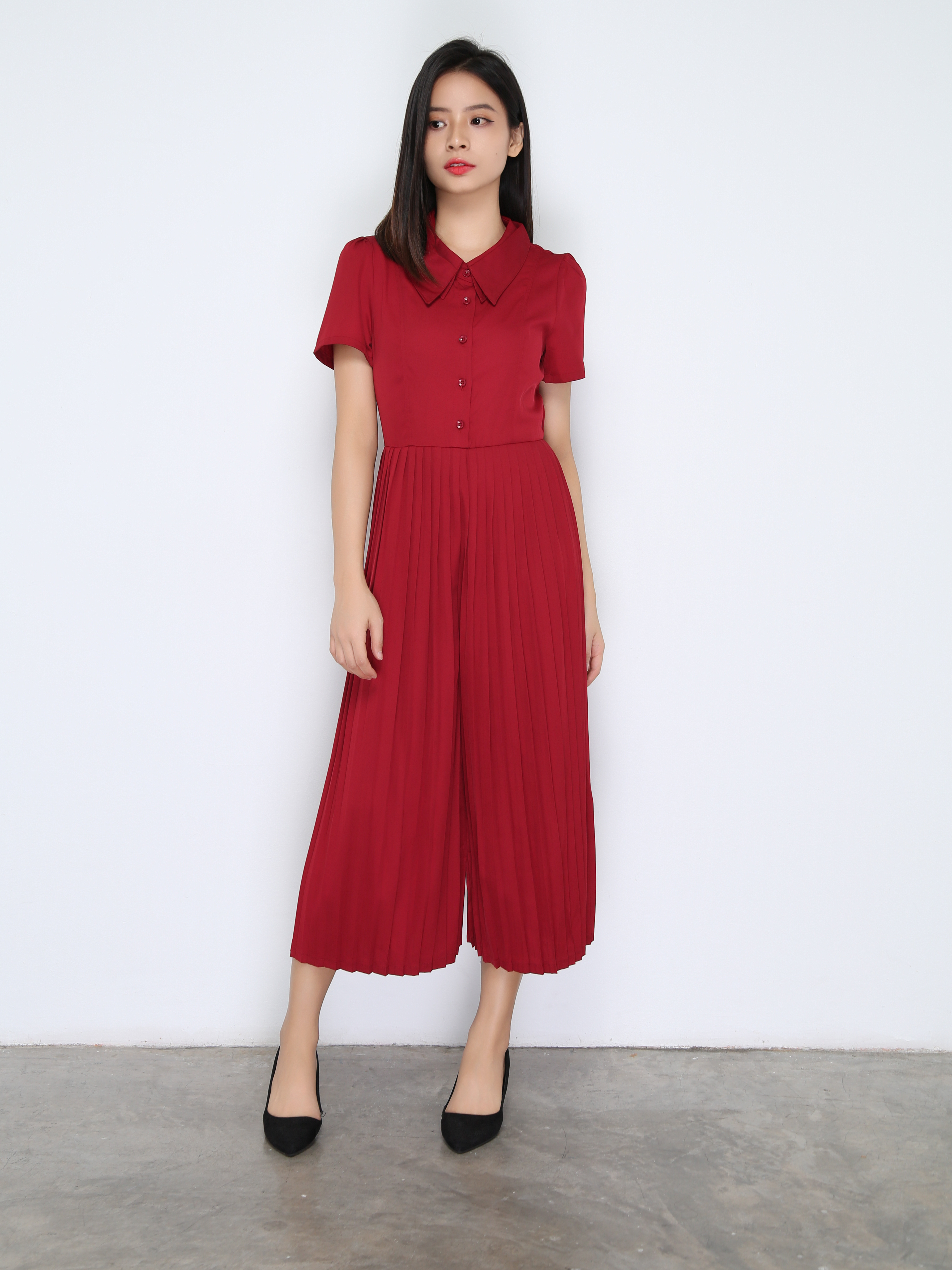 Pleated Jumpsuit 38220
