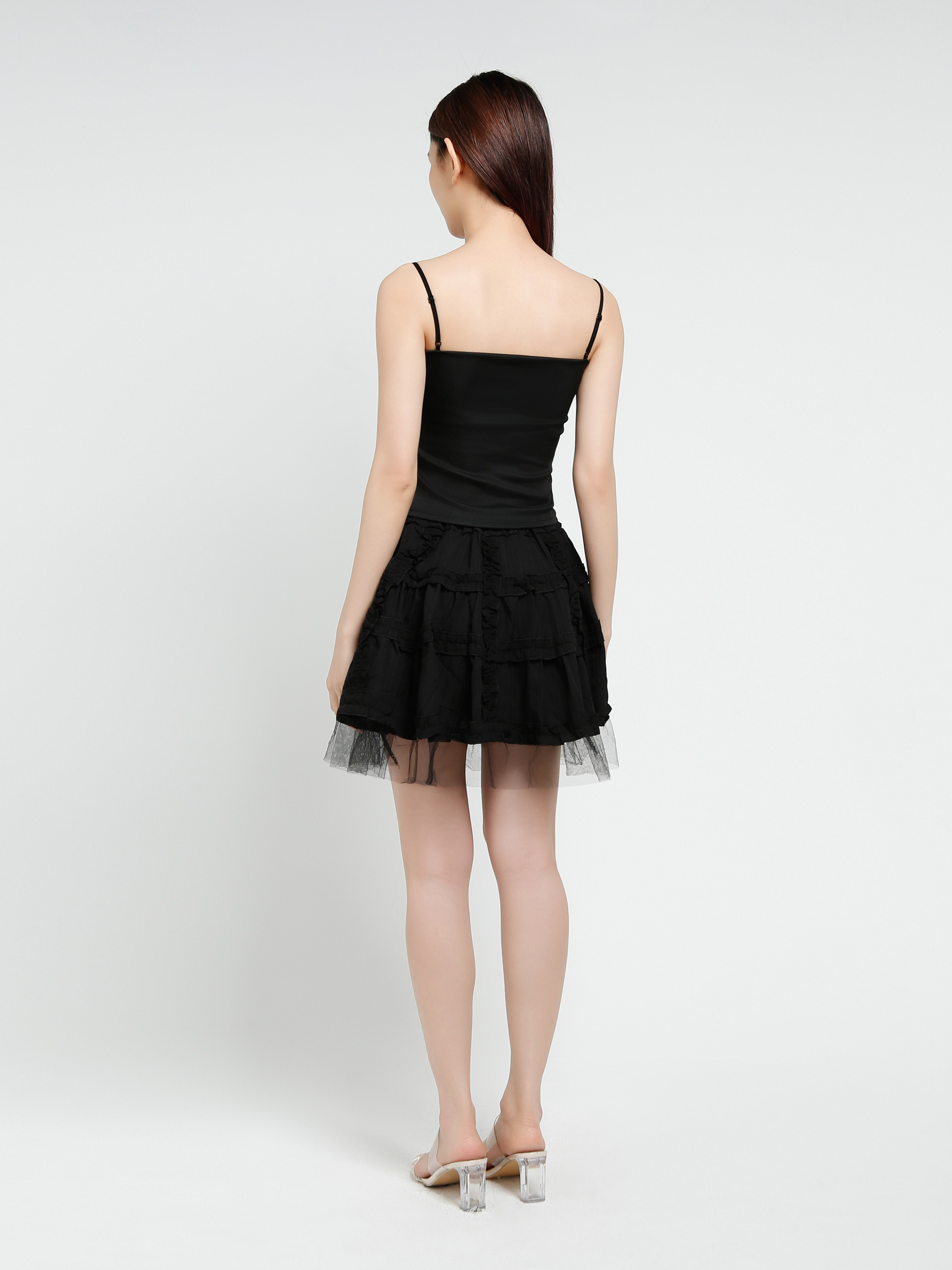 Pleated Skirt Pants 37684