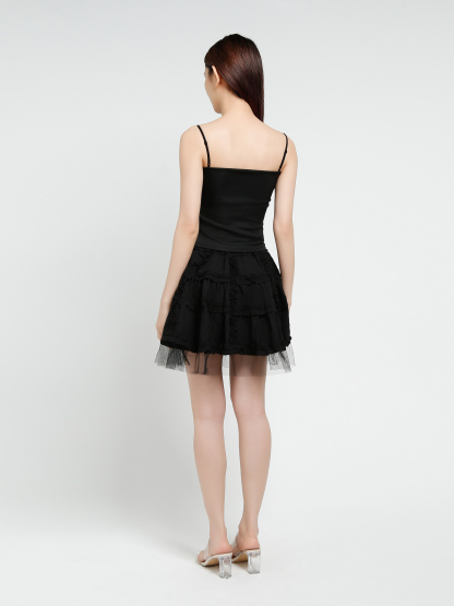 Pleated Skirt Pants 37684
