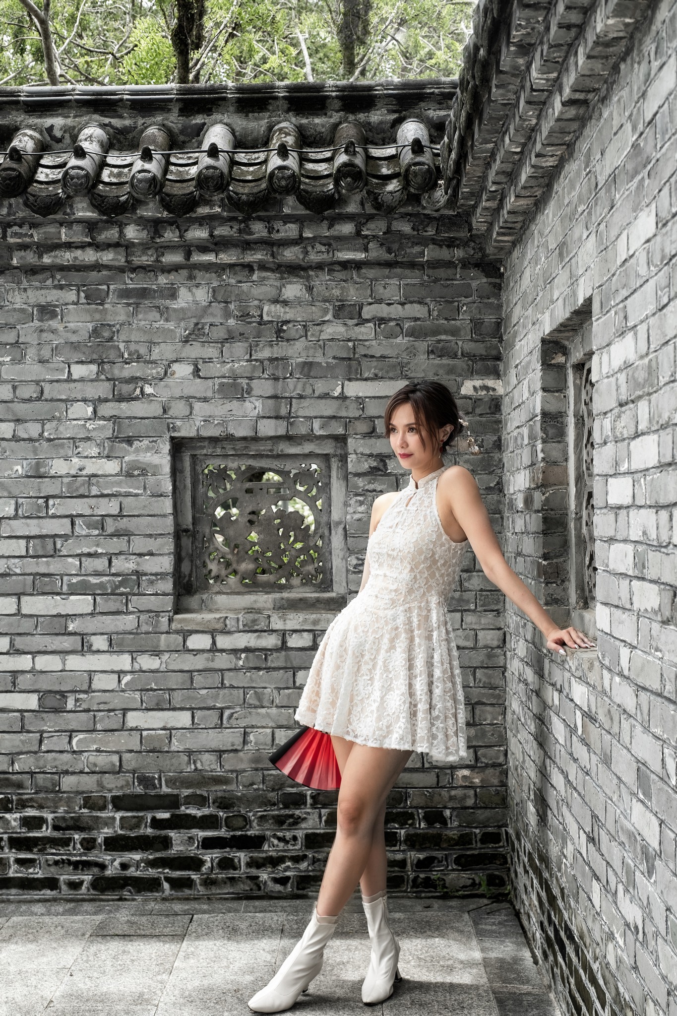 Halter Cheongsam Dress AC801