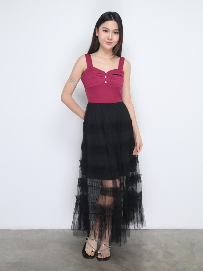 Elegant With Lace Dress 38312