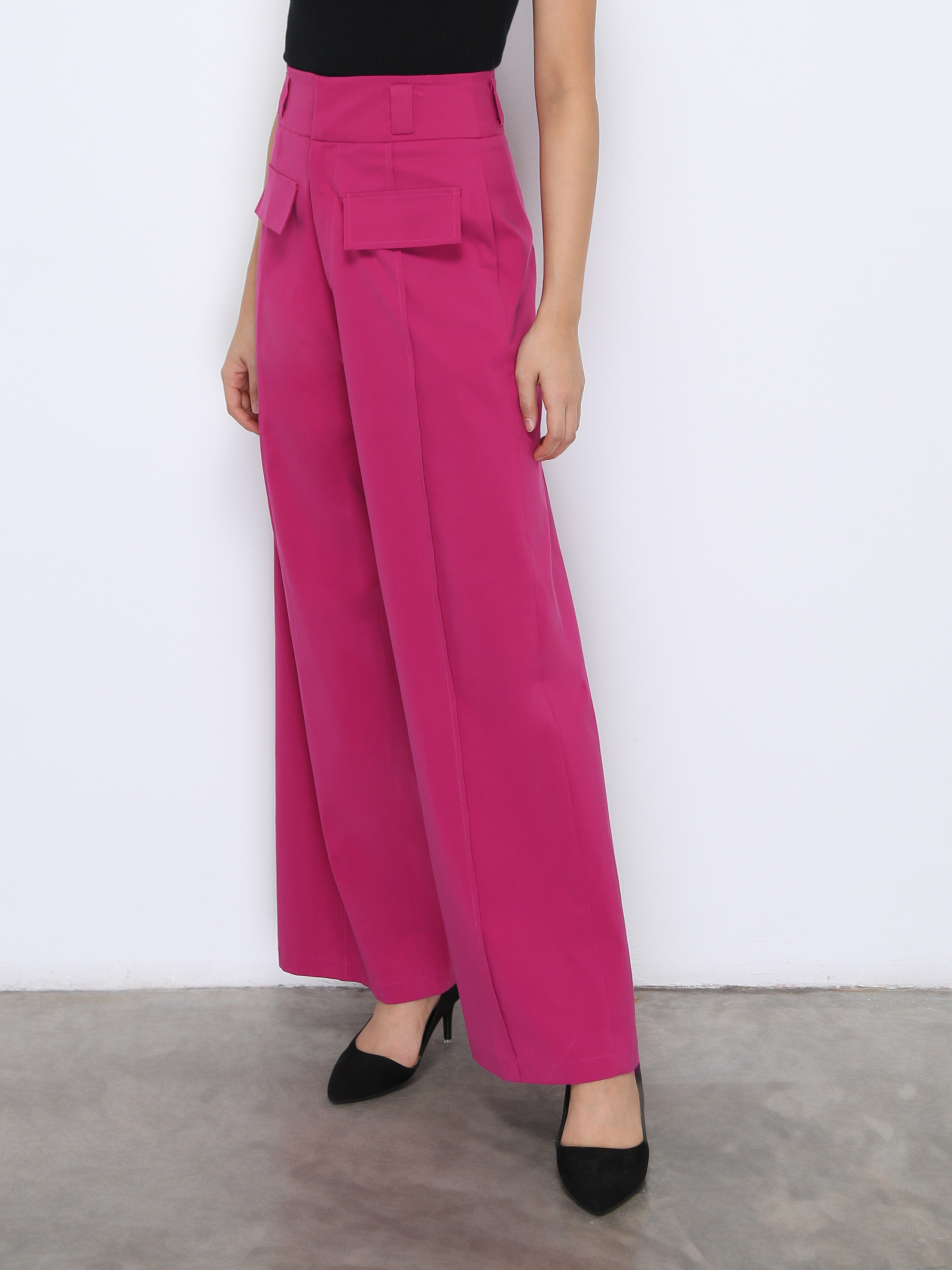 High Waist Long Pants 38472