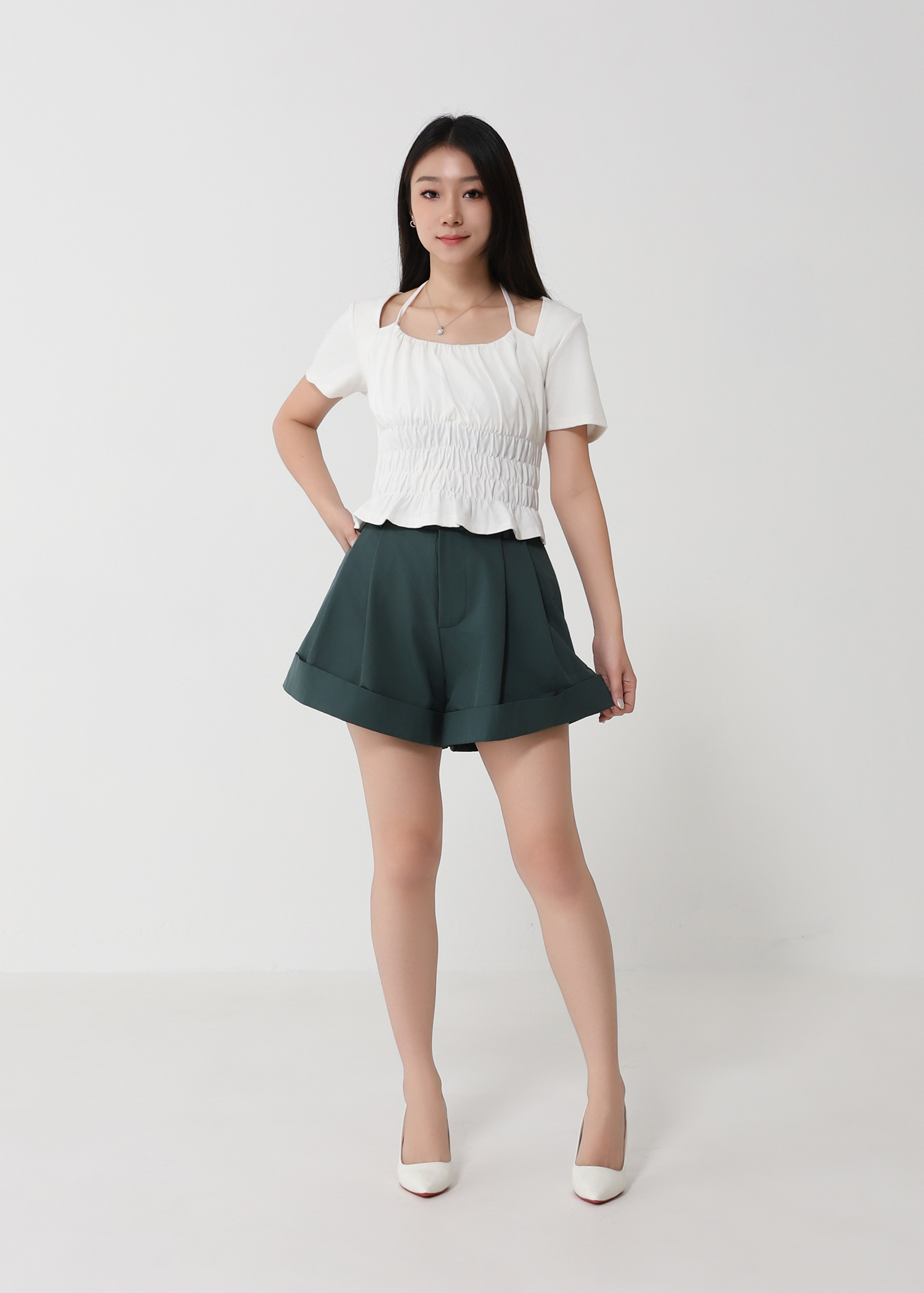 High Waist Short Pants 46472