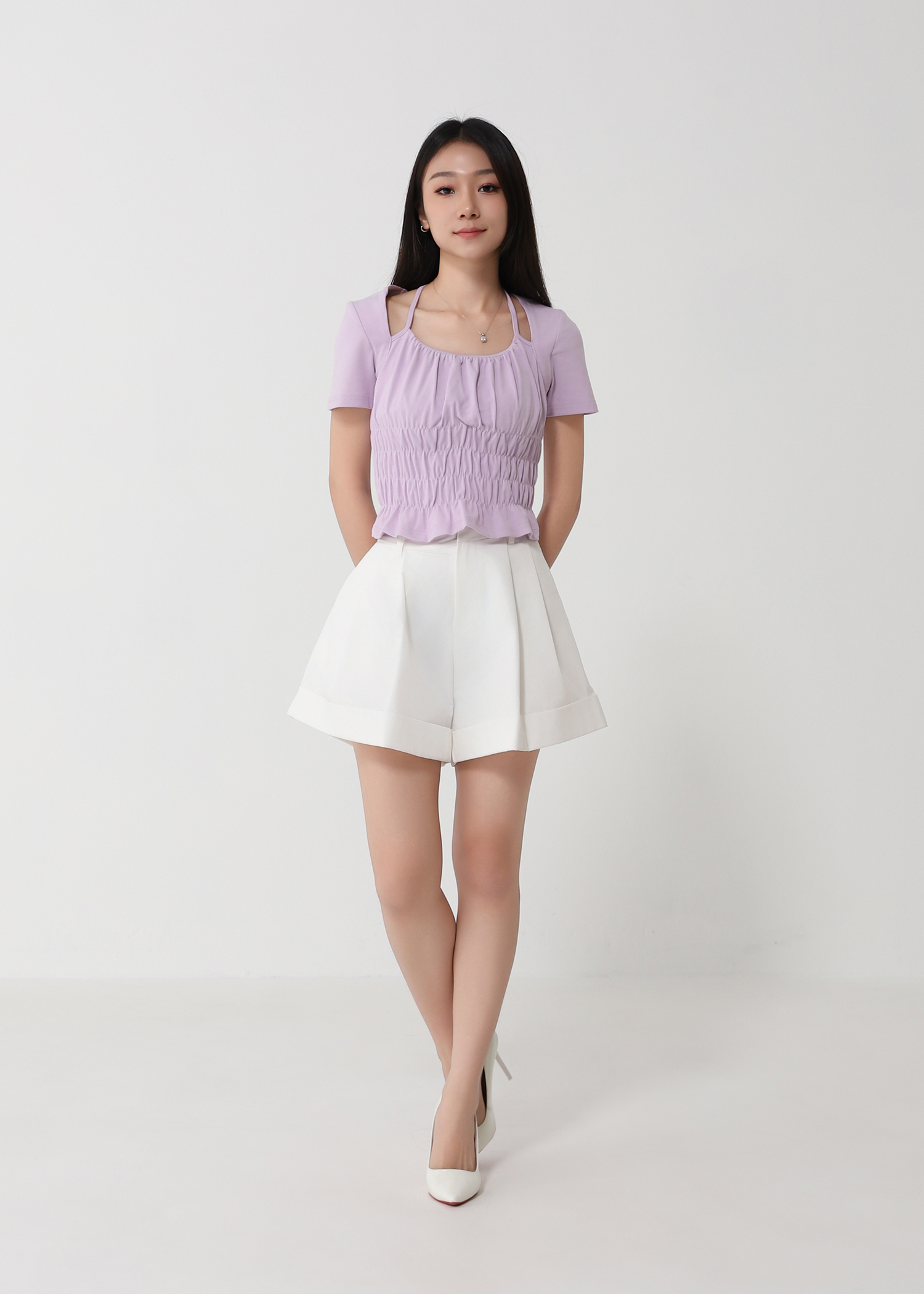 High Waist Short Pants 46472