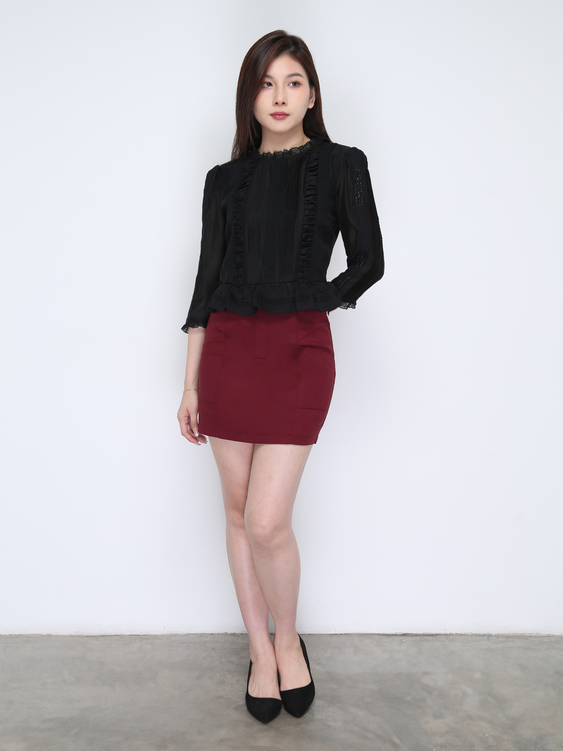 High Waist Skirt Pants DJ049