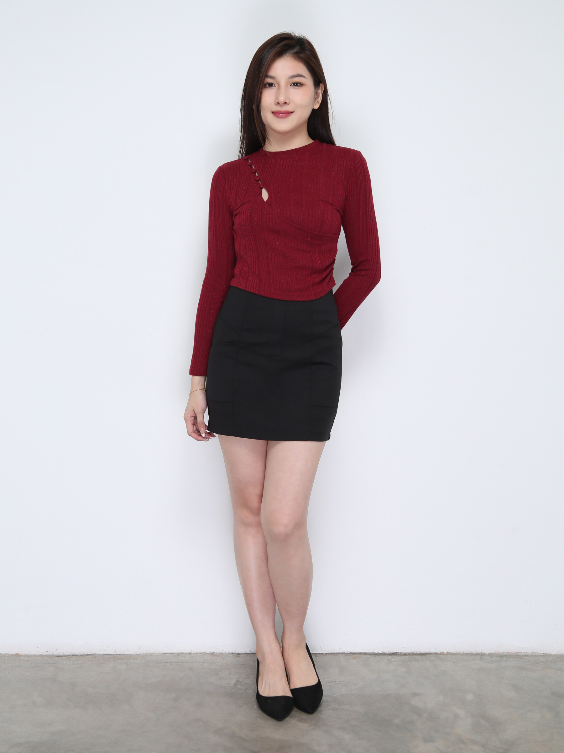 High Waist Skirt Pants DJ049