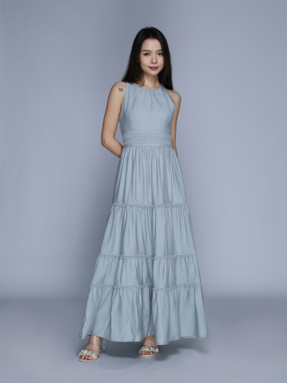 Sleeveless Back Zip Dress 38889