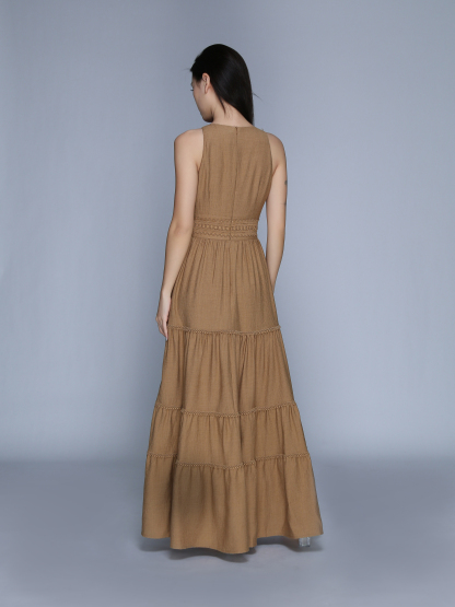 Sleeveless Back Zip Dress 38889