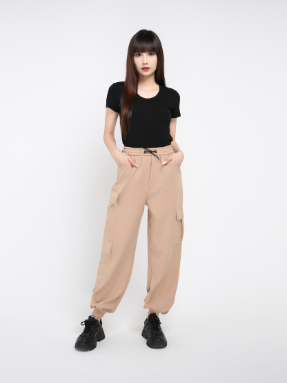 Side Pokcet Long Pants 39149