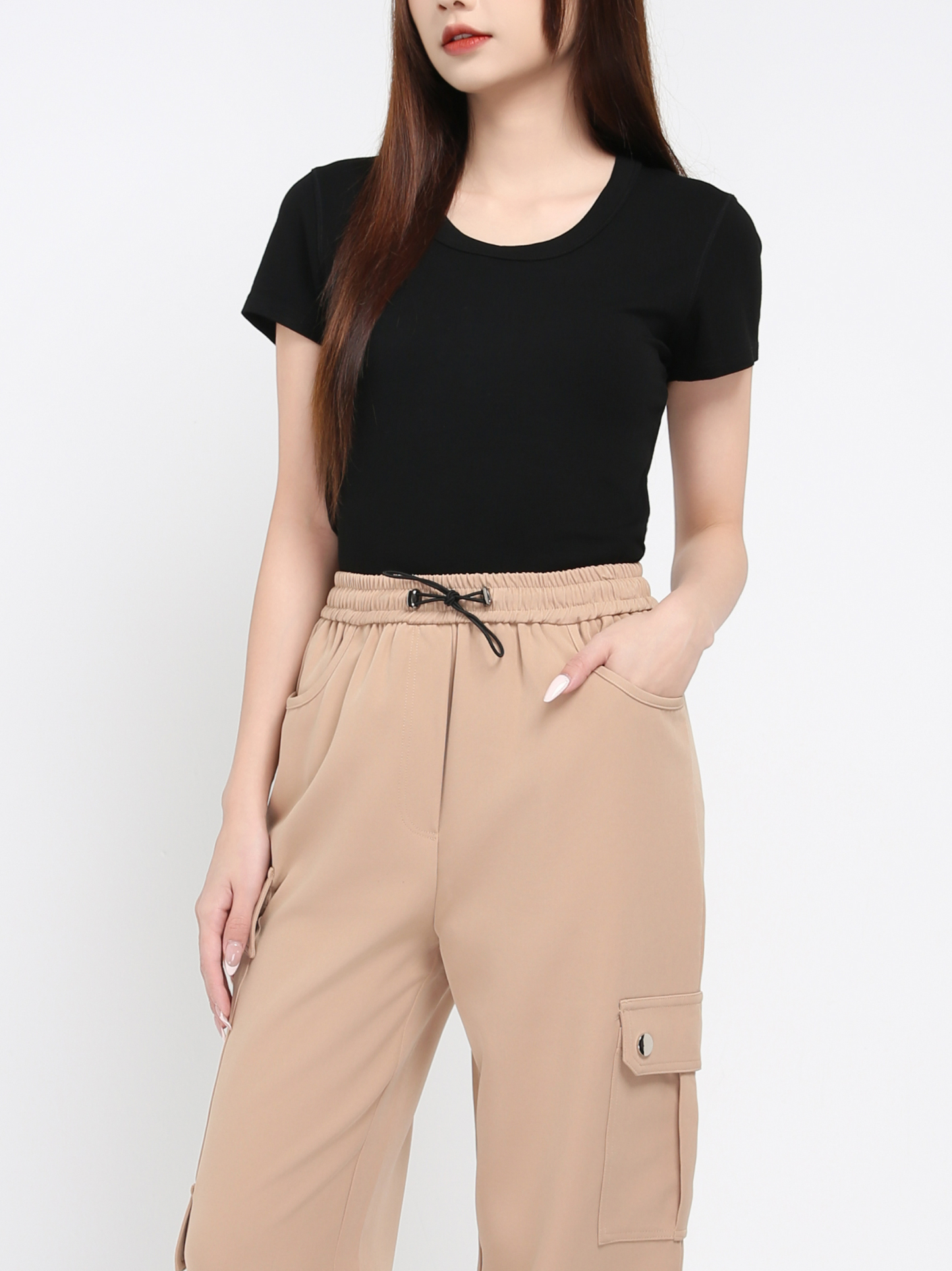 Side Pokcet Long Pants 39149