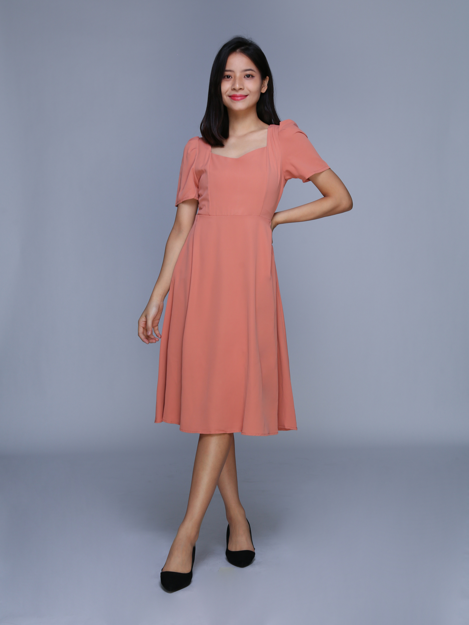 Back Zip Dress 39184