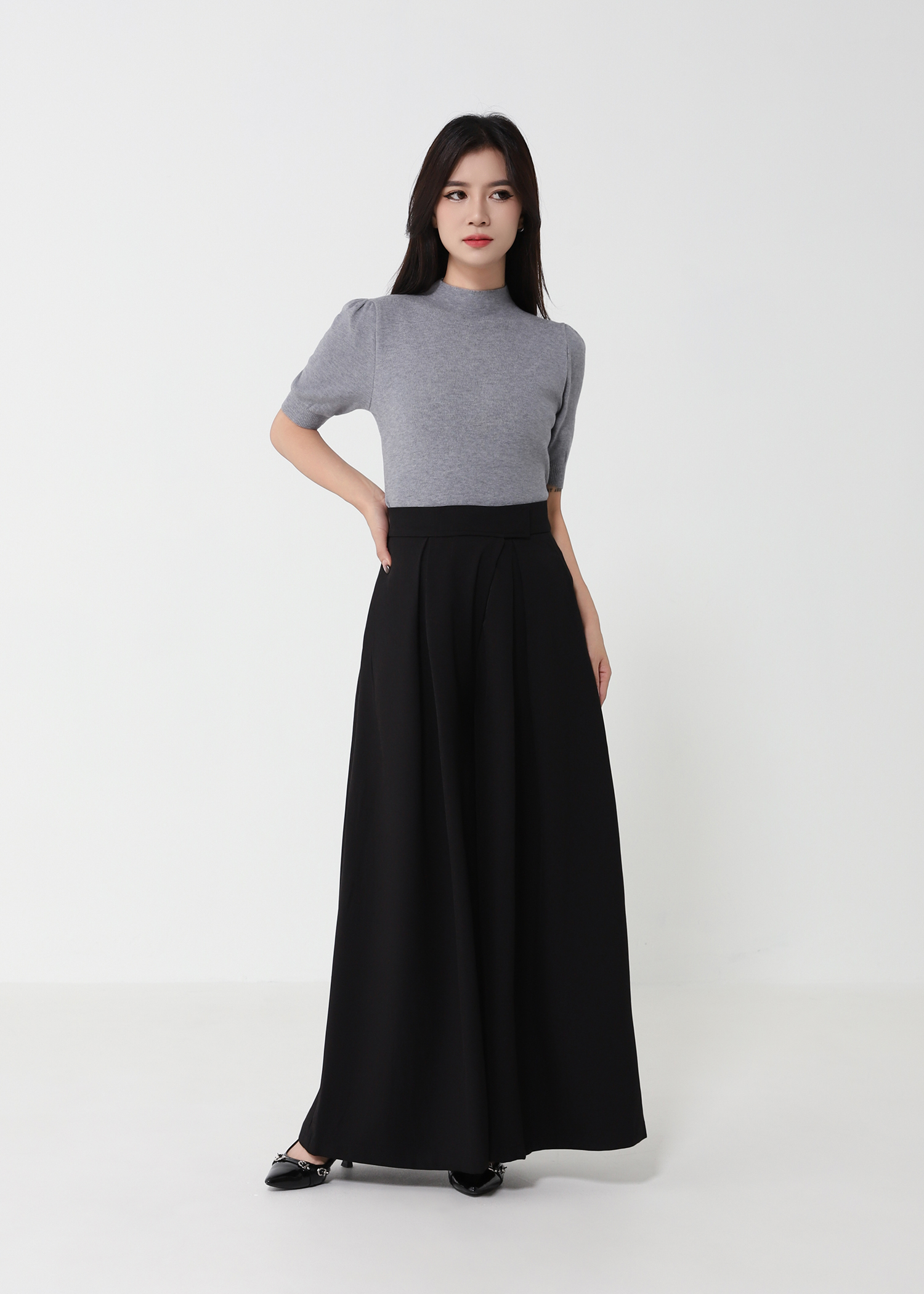 High Waist Wide Leg Long Pants 51887