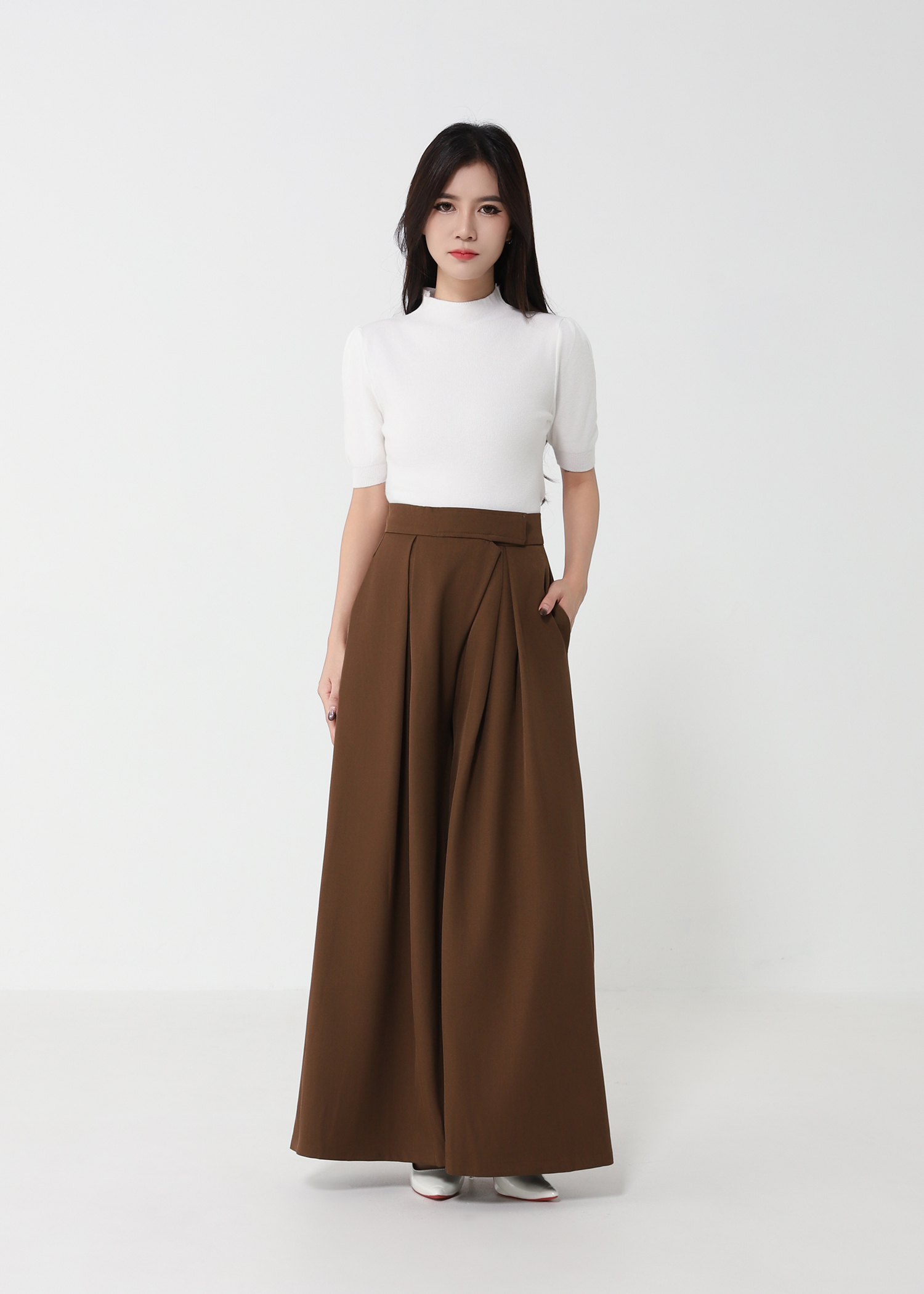 High Waist Wide Leg Long Pants 51887