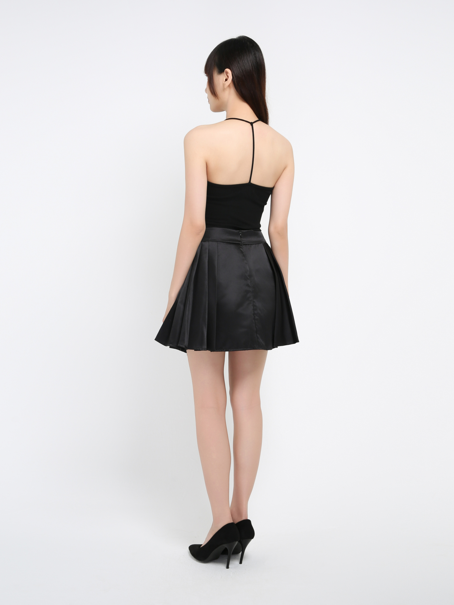 Sleeveless Top With SKirt Set 39216