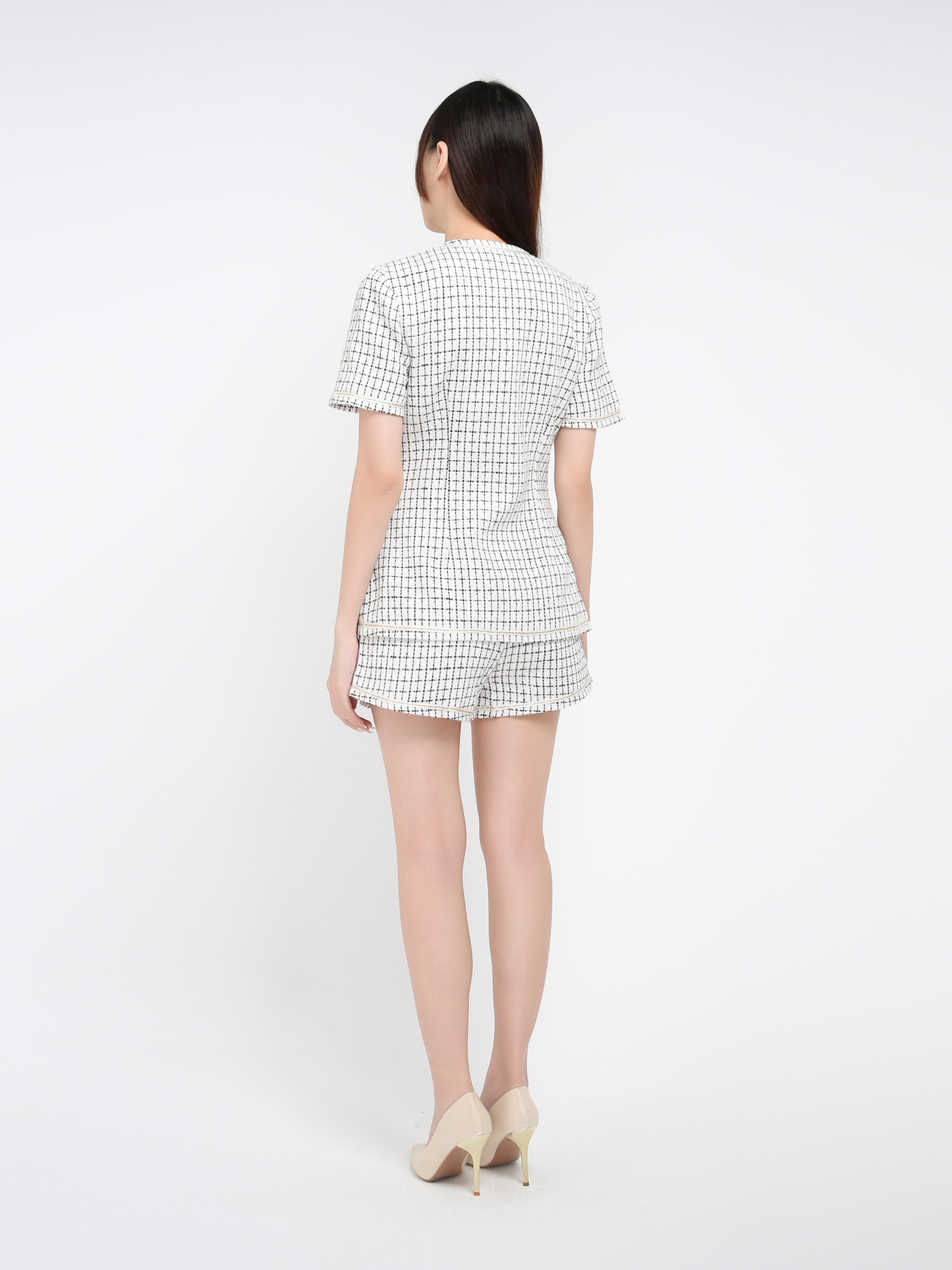 Short Sleeve Top With Short Pant Set 39217