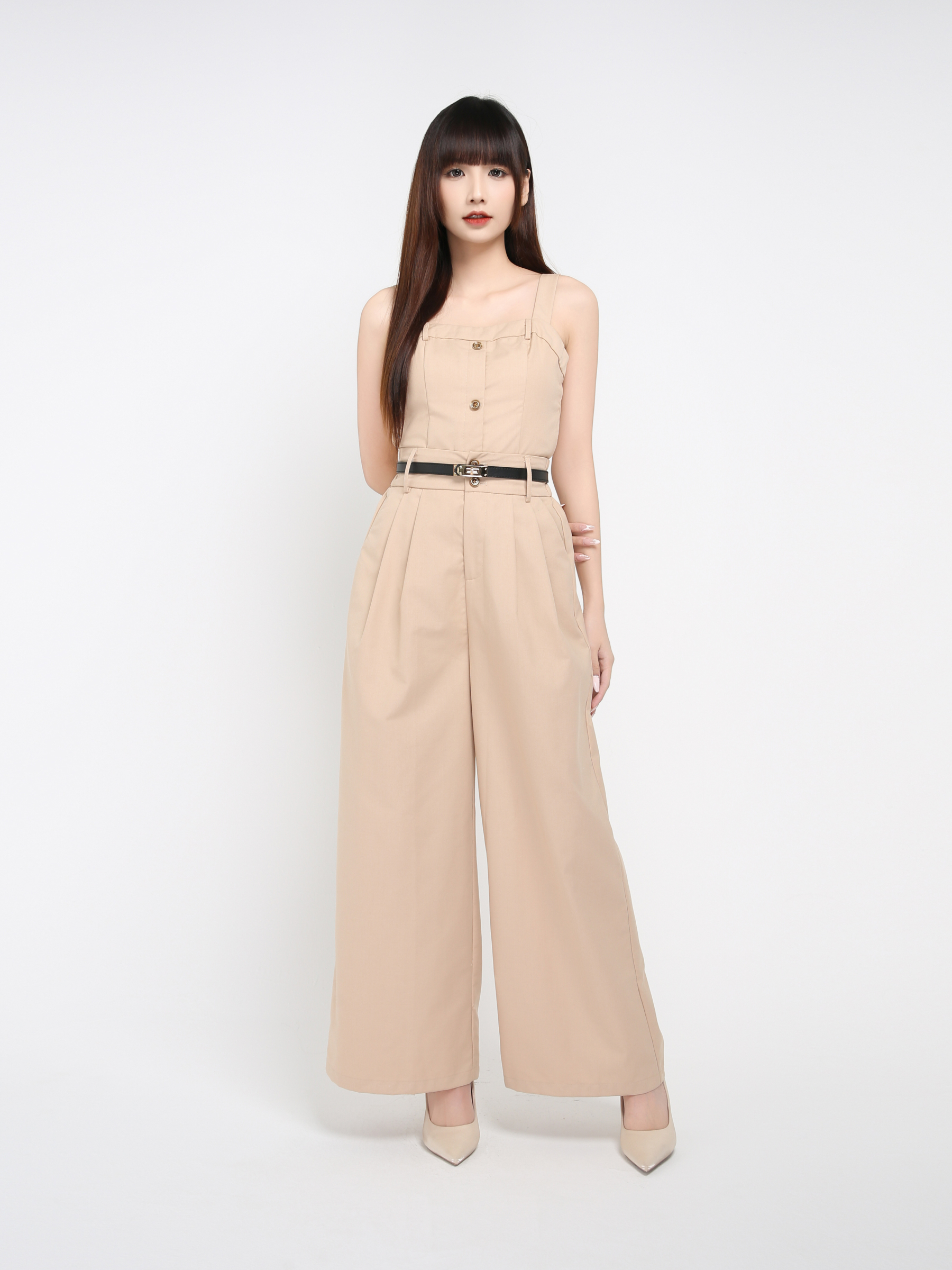 Sleeveless Top With Long Pant Set 39222