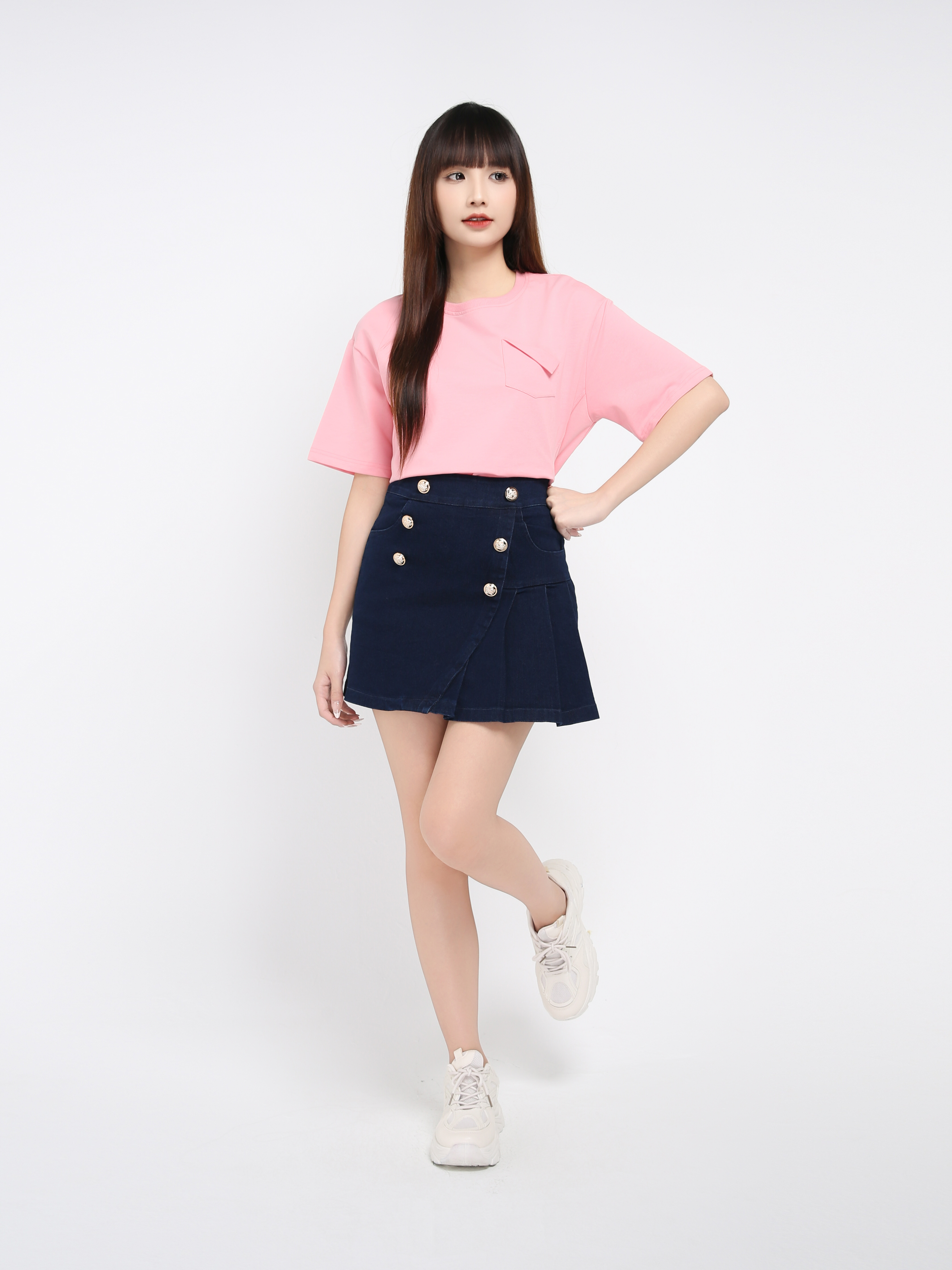 Denim Skirt Pants 39275