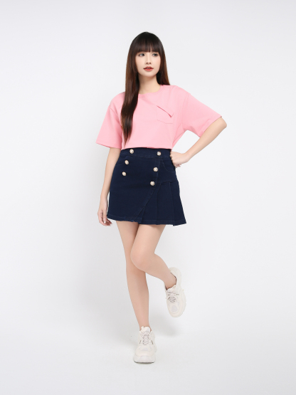 Denim Skirt Pants 39275