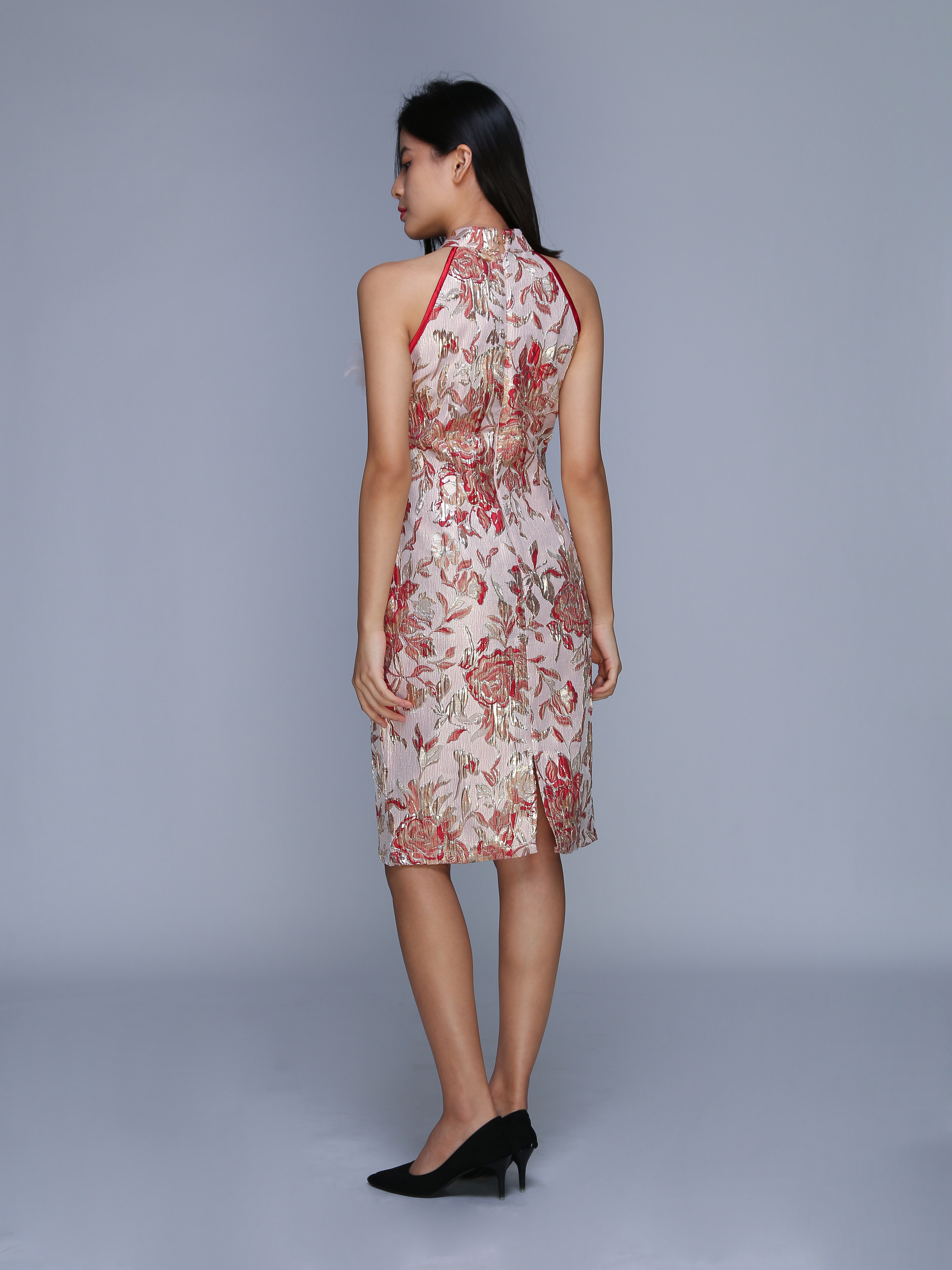 Halter Neck Dress 39252