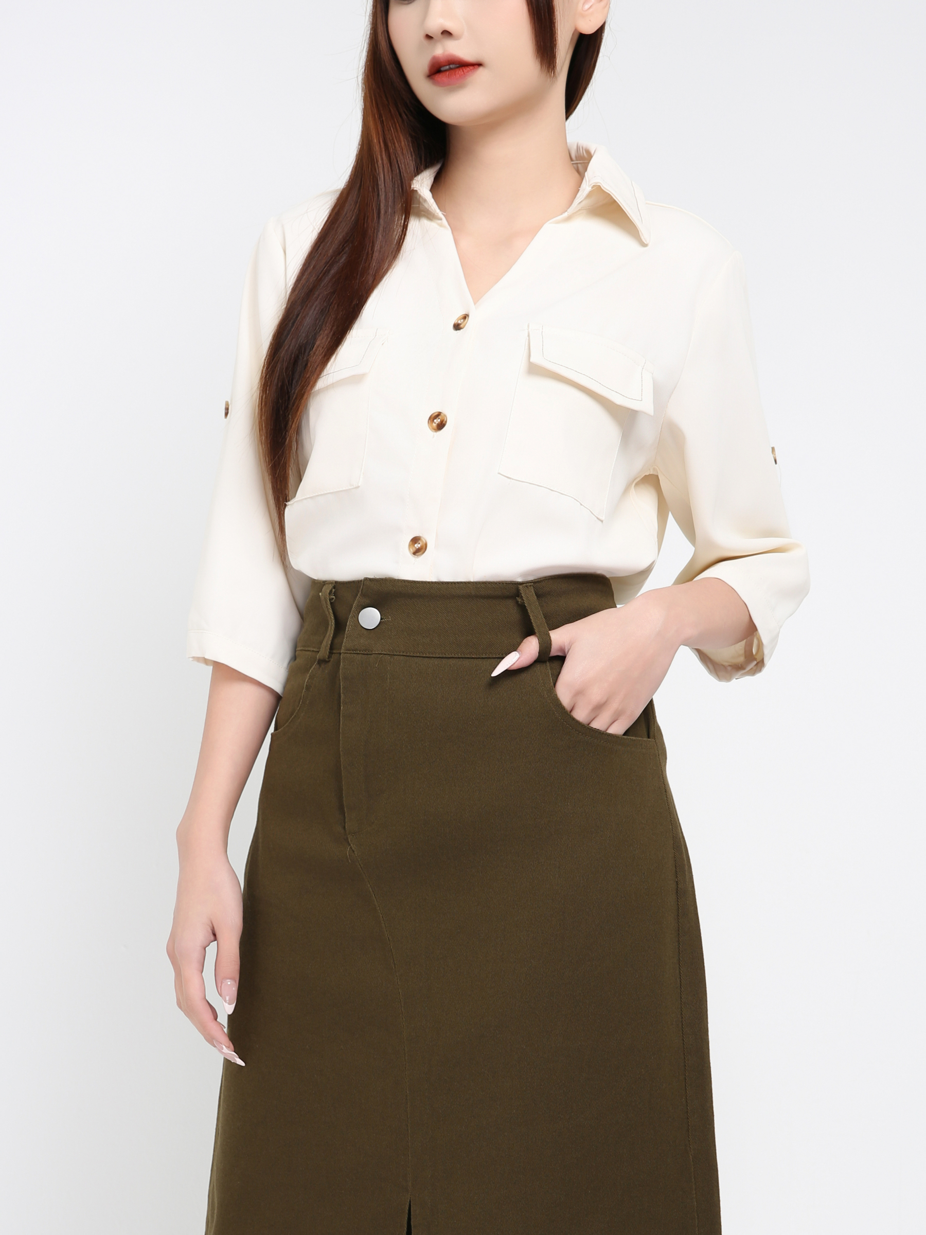 Front Button Top 39270