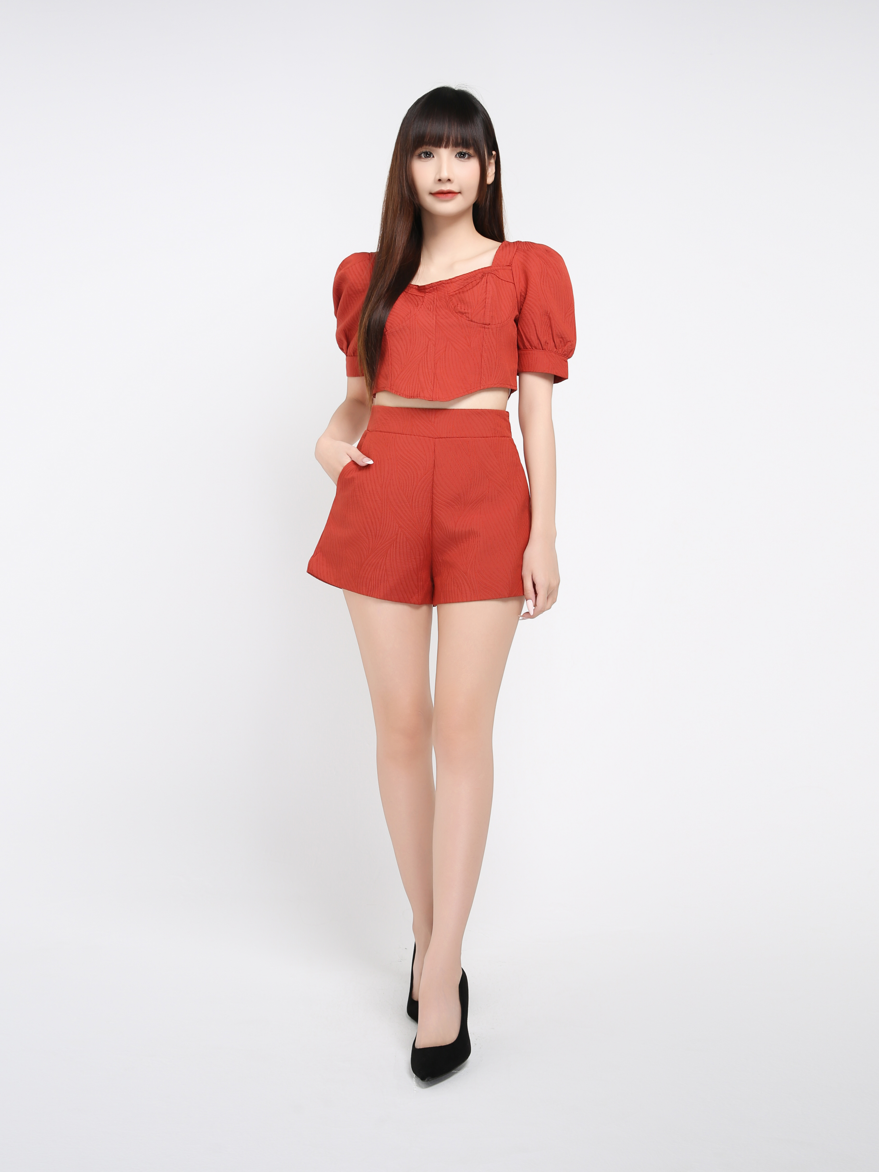 Puff Sleeve Set 39278