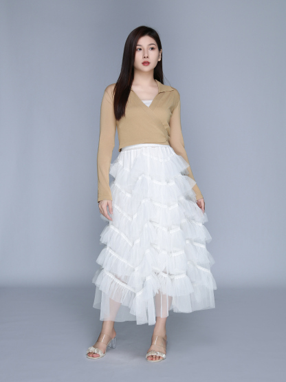 Wrap Knitted Top 39297