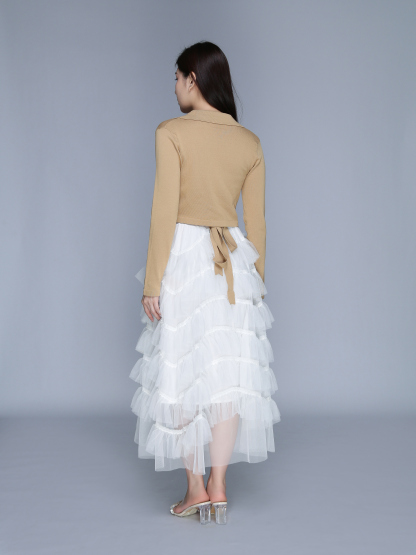 Wrap Knitted Top 39297