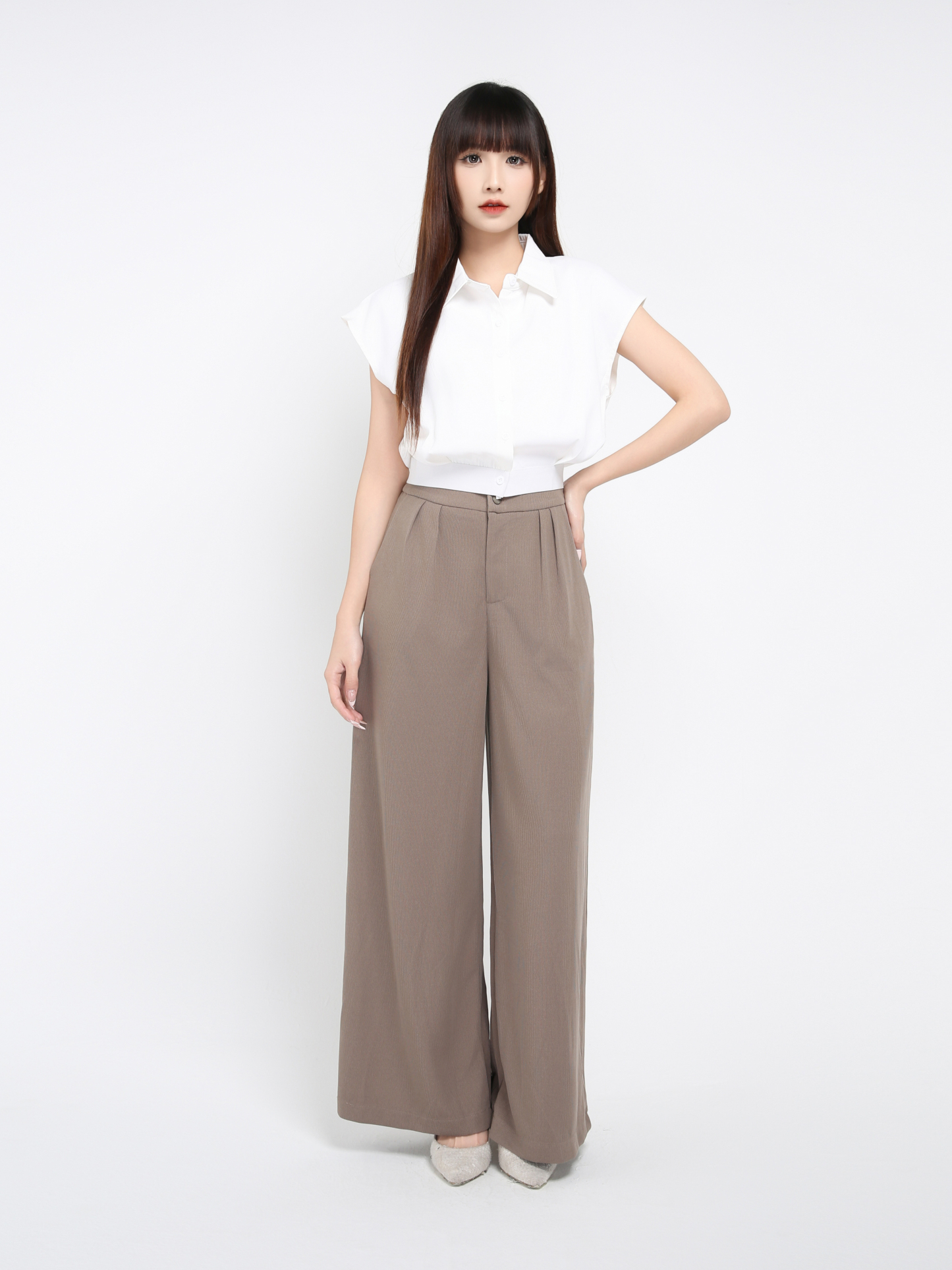 High Waist Long Pants 39166