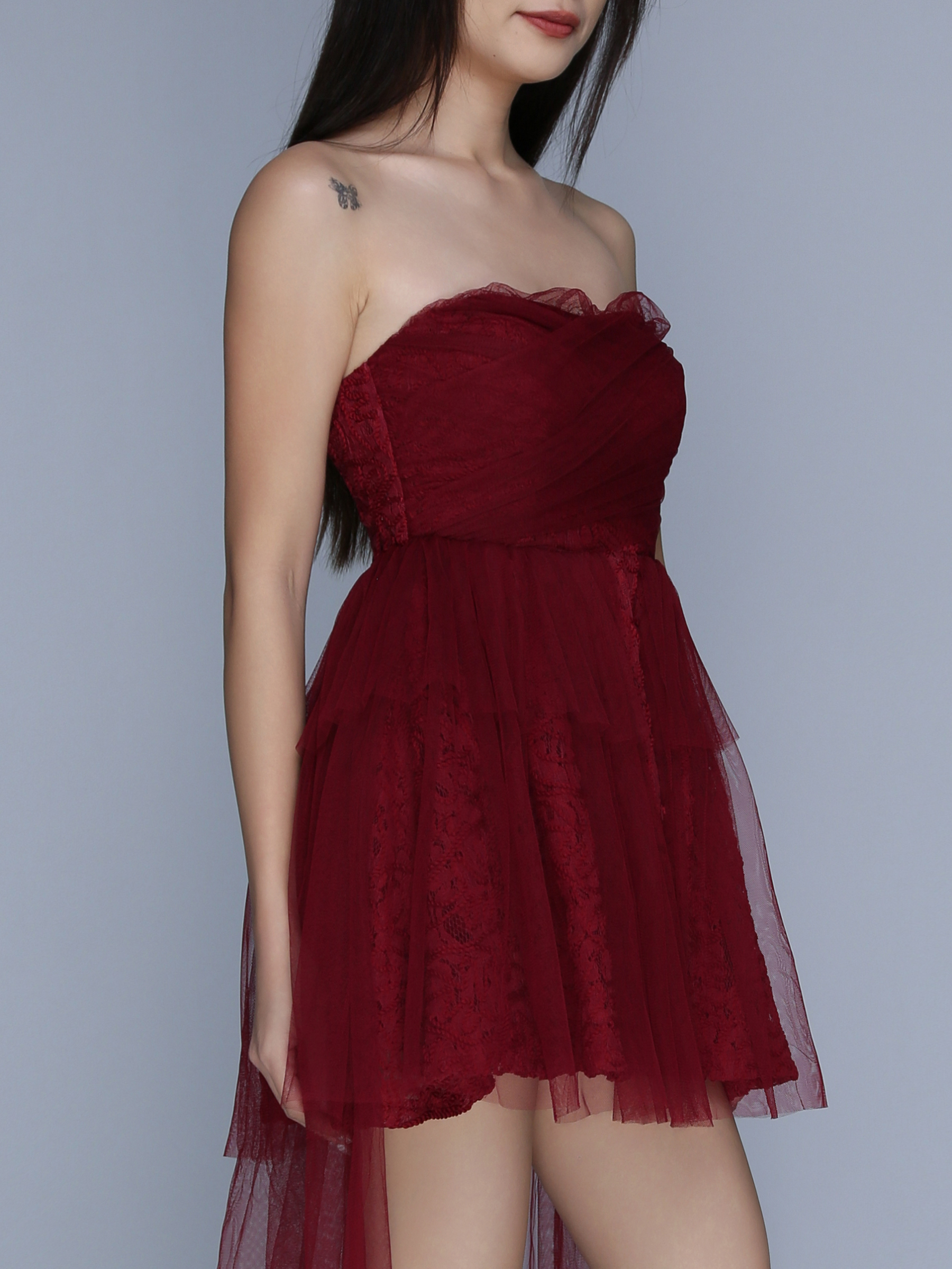 Net Dinner Dress 39410