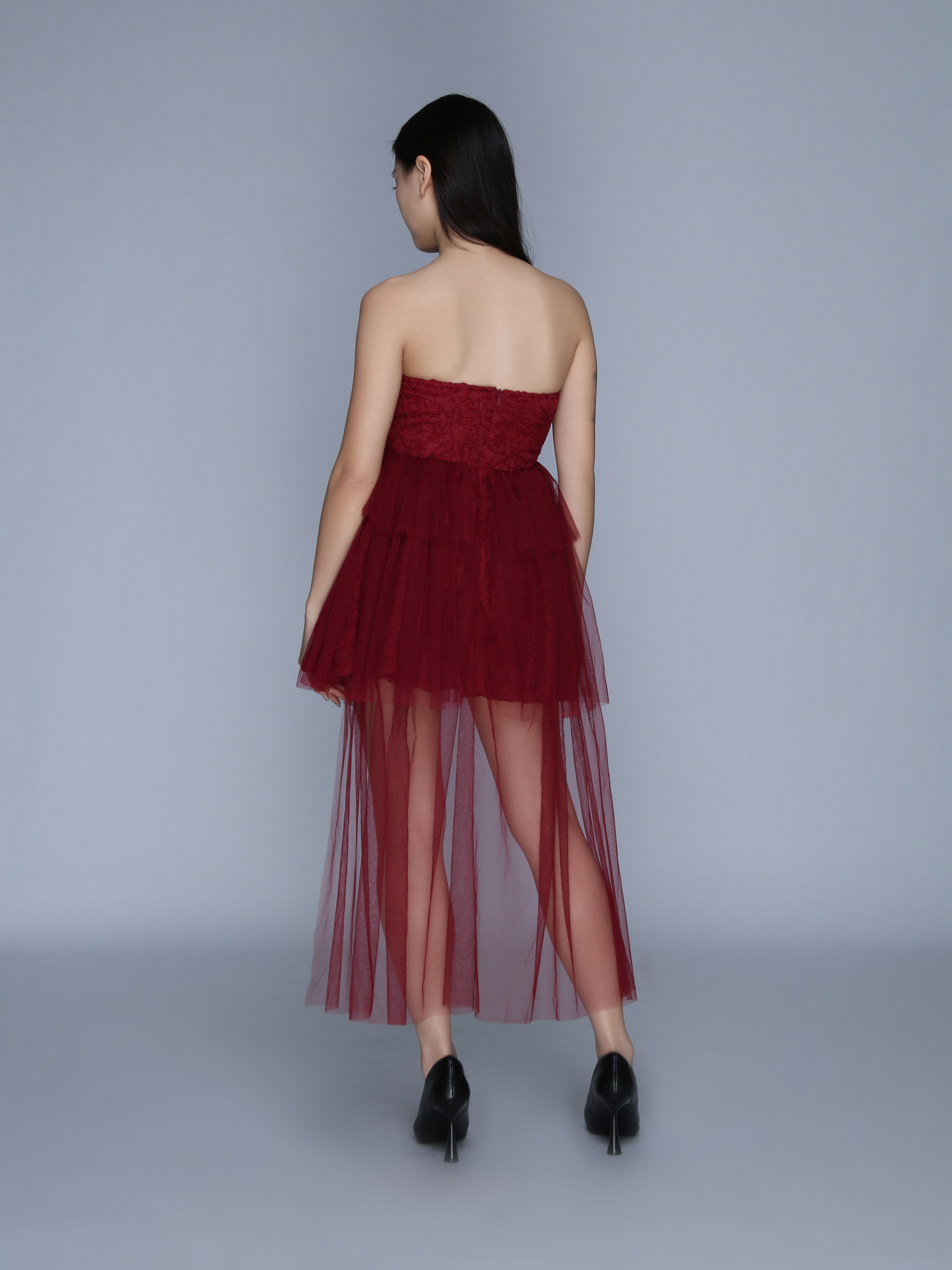Net Dinner Dress 39410