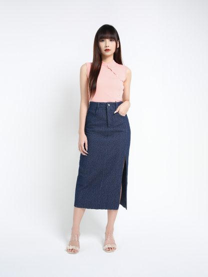 Denim With Skirt 39430